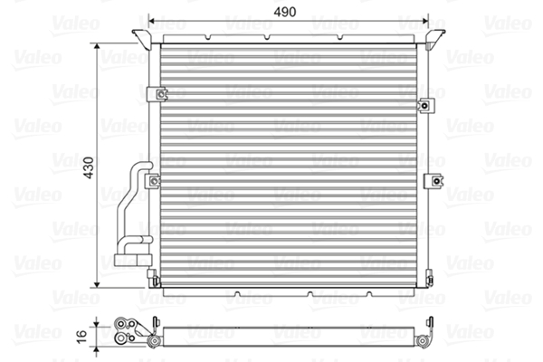 Airco condensor Valeo 822608