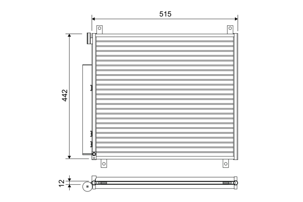 Airco condensor Valeo 822655