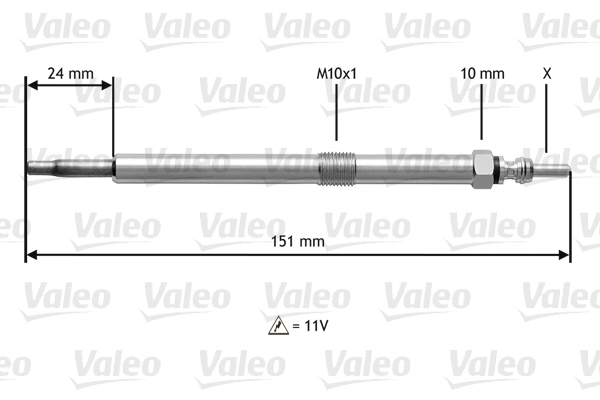 Gloeibougie Valeo 345120