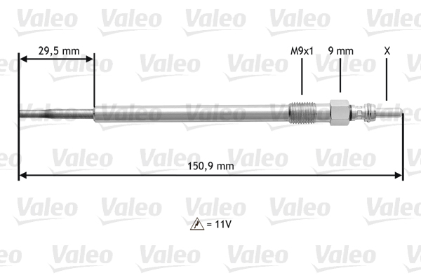 Valeo Gloeibougie 345131