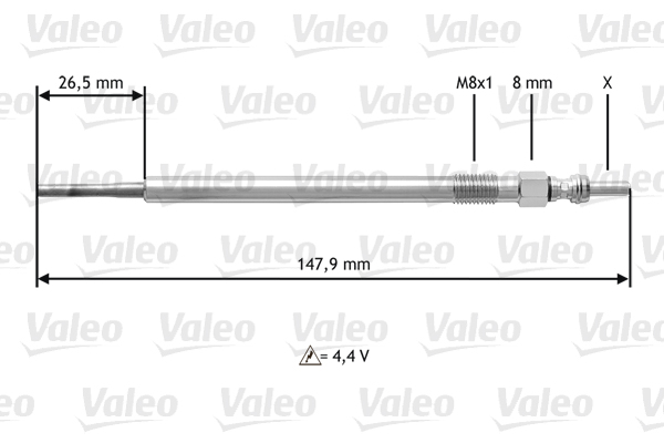 Valeo Gloeibougie 345142