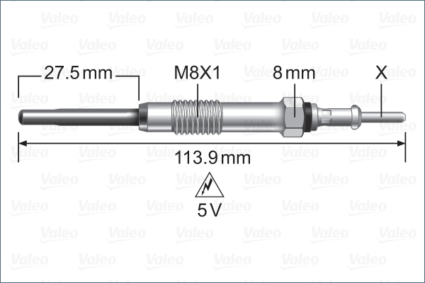 Gloeibougie Valeo 345223