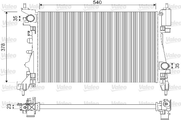 Radiateur Valeo 733114