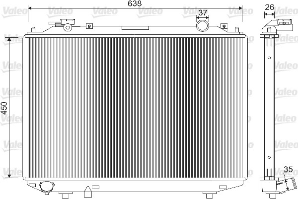 Radiateur Valeo 733212