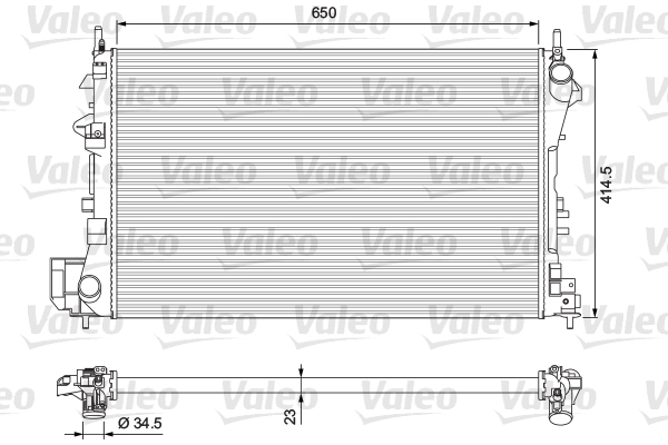 Radiateur Valeo 232879