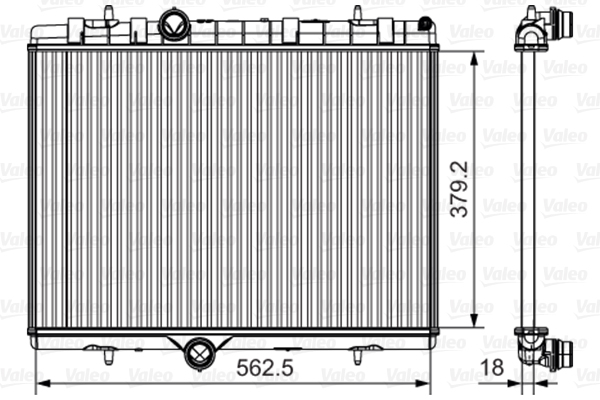 Radiateur Valeo 701507