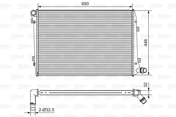 Radiateur Valeo 701534