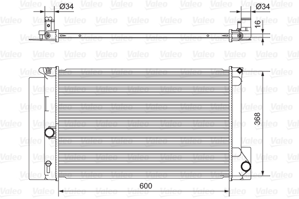 Radiateur Valeo 701538