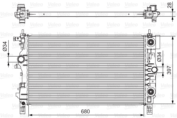 Radiateur Valeo 701541