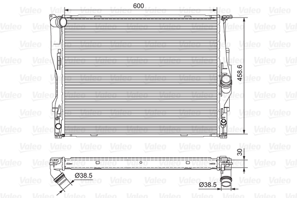 Radiateur Valeo 701542