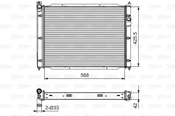 Radiateur Valeo 701543