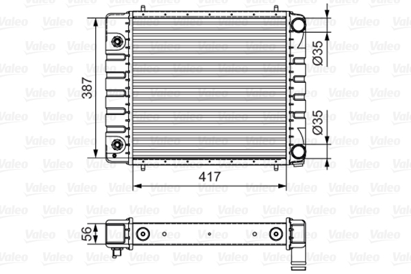 Radiateur Valeo 701546