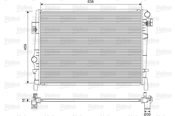 Radiateur Valeo 701553