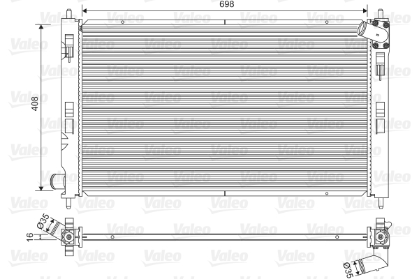 Radiateur Valeo 701578