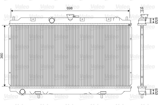 Radiateur Valeo 701581