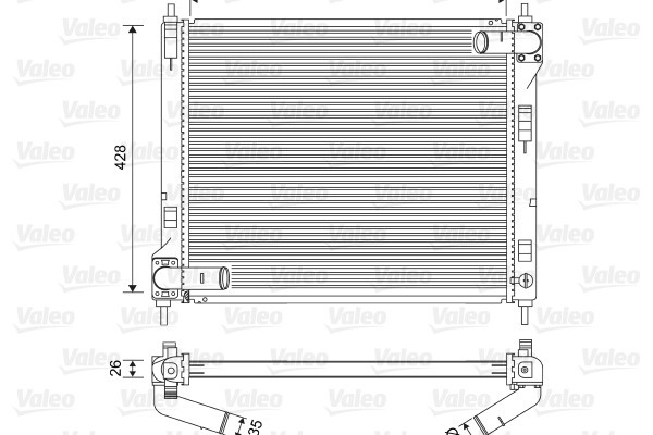 Radiateur Valeo 701583