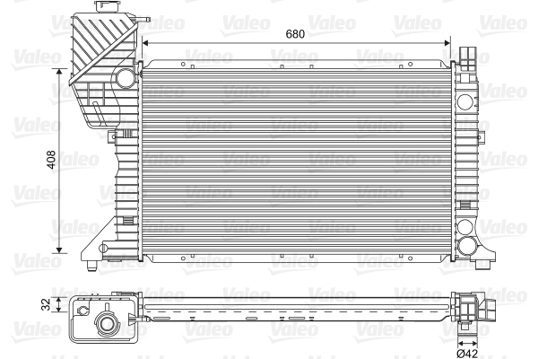 Radiateur Valeo 701589