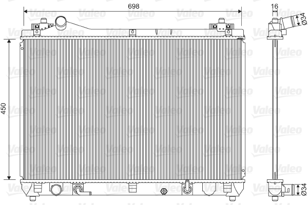 Radiateur Valeo 701592