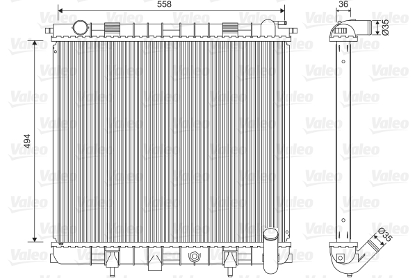 Radiateur Valeo 701599