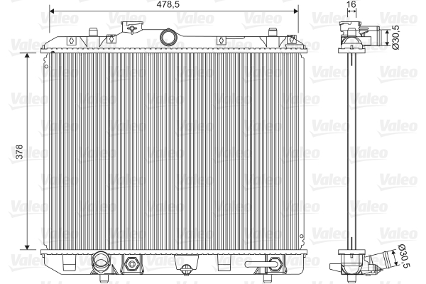 Radiateur Valeo 701604