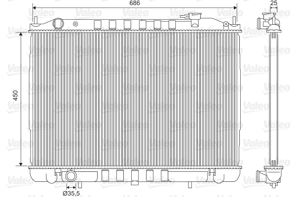 Radiateur Valeo 701611