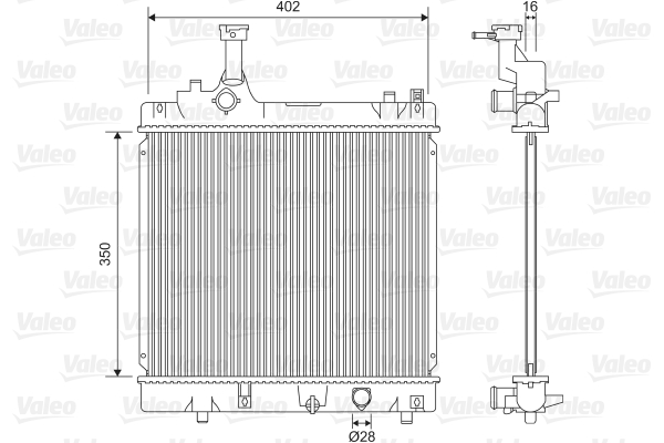 Radiateur Valeo 701614