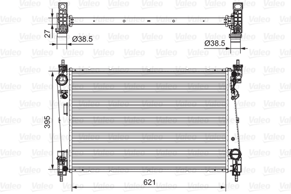 Radiateur Valeo 701655