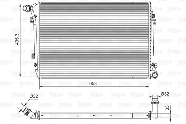 Radiateur Valeo 701664