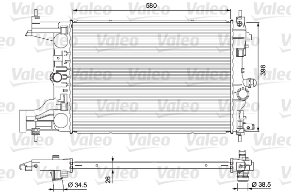 Radiateur Valeo 701723