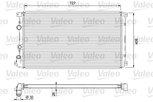 Radiateur Valeo 701725