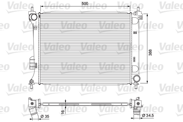 Radiateur Valeo 701729