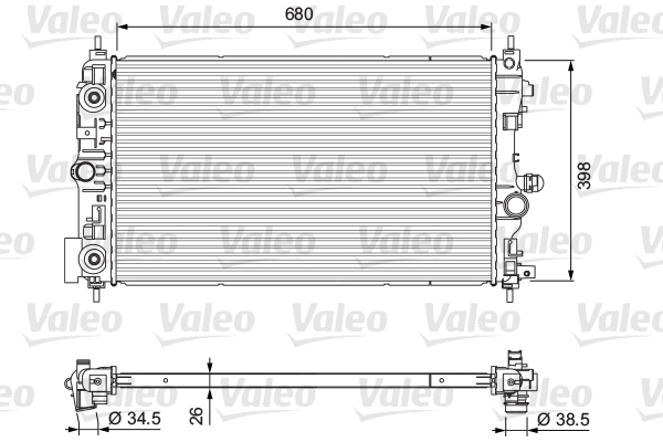 Radiateur Valeo 701733