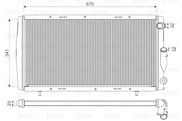 Radiateur Valeo 730140