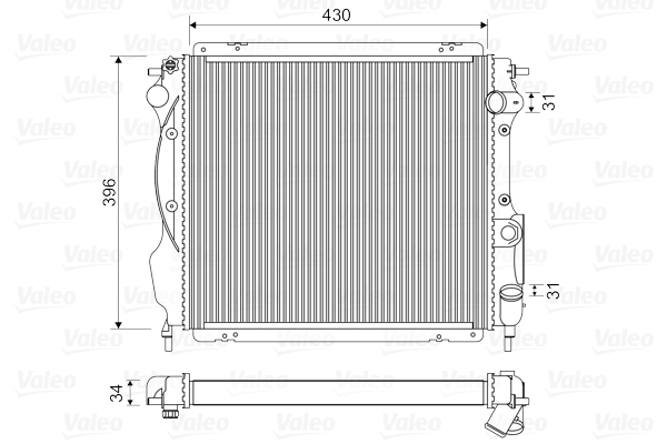 Radiateur Valeo 730182