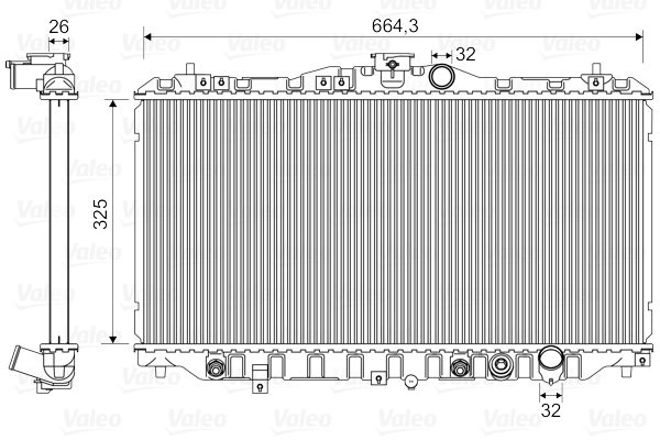 Radiateur Valeo 730429