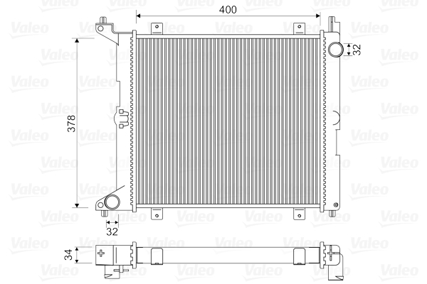 Radiateur Valeo 731211