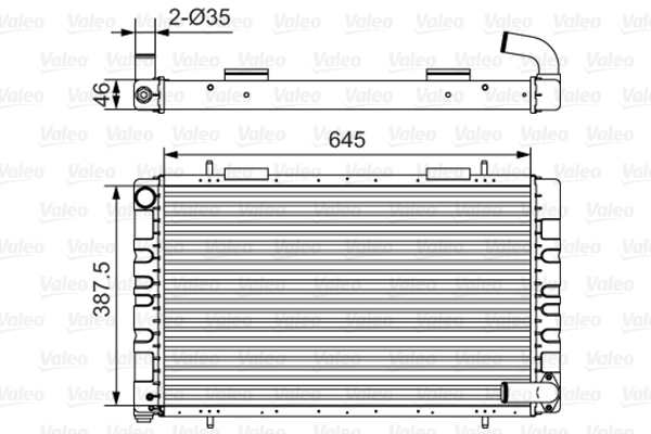 Radiateur Valeo 731235