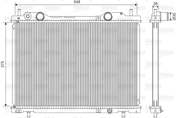 Radiateur Valeo 731972