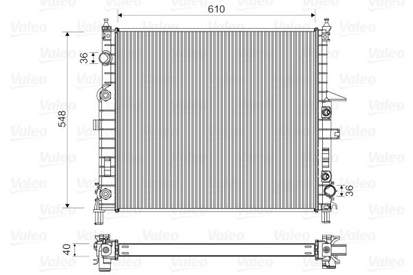 Radiateur Valeo 732315