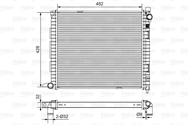 Radiateur Valeo 732400