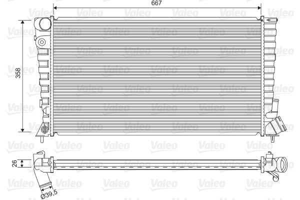 Radiateur Valeo 732518