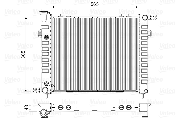 Radiateur Valeo 732713