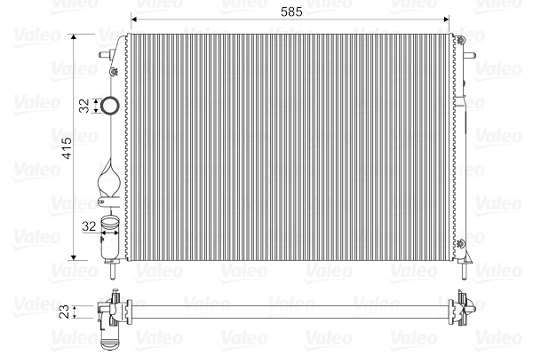 Radiateur Valeo 732866