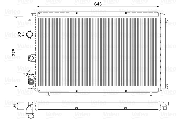 Radiateur Valeo 732940