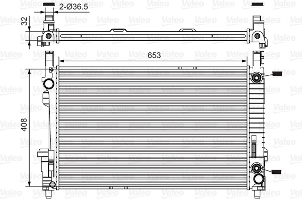 Radiateur Valeo 734378