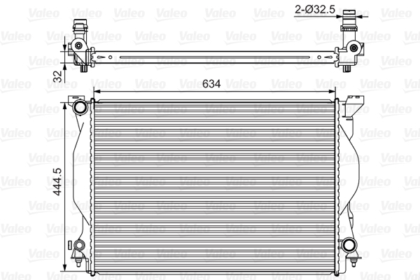 Radiateur Valeo 734419