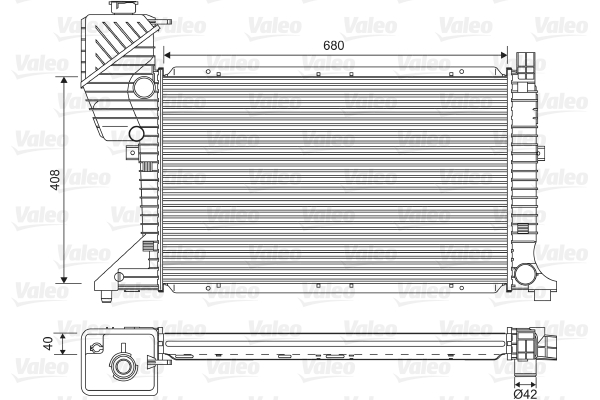 Radiateur Valeo 734689
