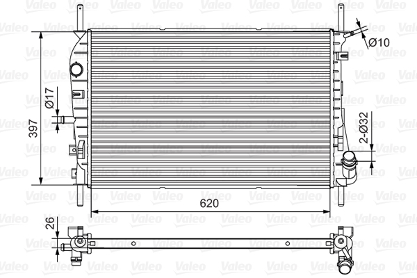 Radiateur Valeo 734699