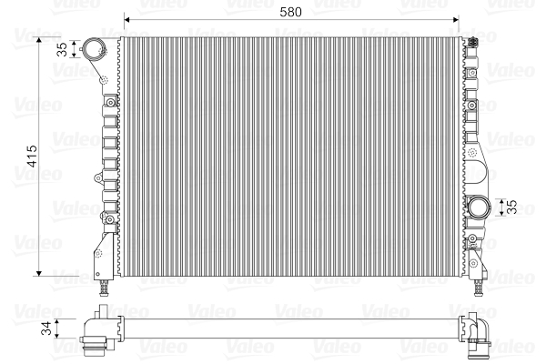 Radiateur Valeo 734733