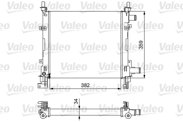 Radiateur Valeo 734772